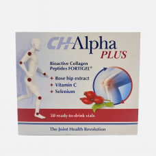 أمبولات CH-Alpha PLUS لدعم المفاصل مع فورتي جل® ومستخلص ثمر الورد (30 أمبولة)