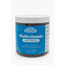 حلوى الفيتامينات المتعددة اليومية مع فيتامين د من Med Gummies (60 حبة)