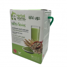 مشروب حبوب نوتري جرينز الفوري مع الماتشا من Herbal Home (16 كيس)
