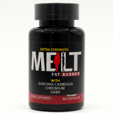حارق الدهون MELT بالقوة المضاعفة مع الجارسينيا والكروميوم (60 كبسولة)