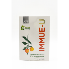 شراب IMMUE-U لدعم المناعة من Herbal Home NH مع بيتا جلوكان (20 كيس)