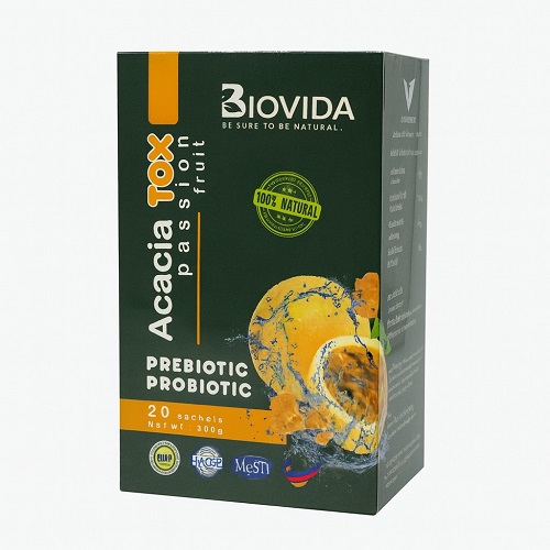 اكاسيا توكس صمغ عربي هشاب - 20 كيس - نكهة الباشون فروت