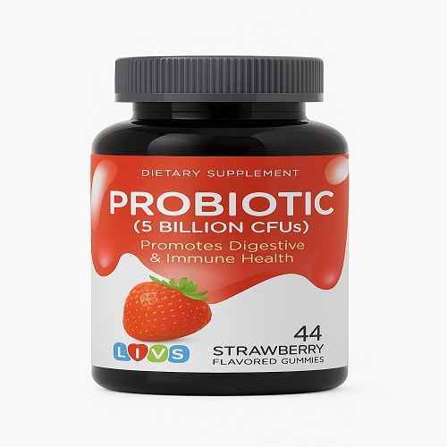 ليفز - بروبيوتيك - بنكهة الفراولة- 44 قطعة حلوى مضغ