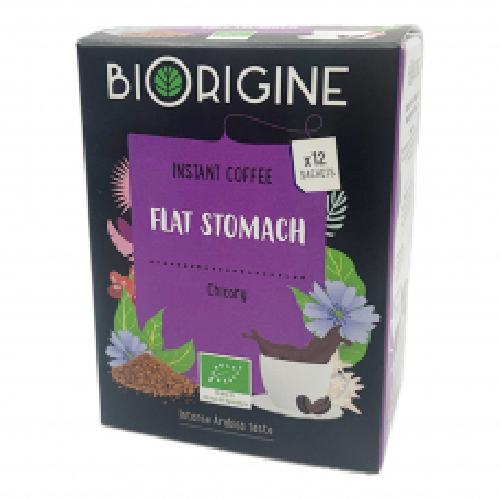 قهوة بيوريجين العضوية للبطن المسطح مع الشيكوريا (12 كيس)