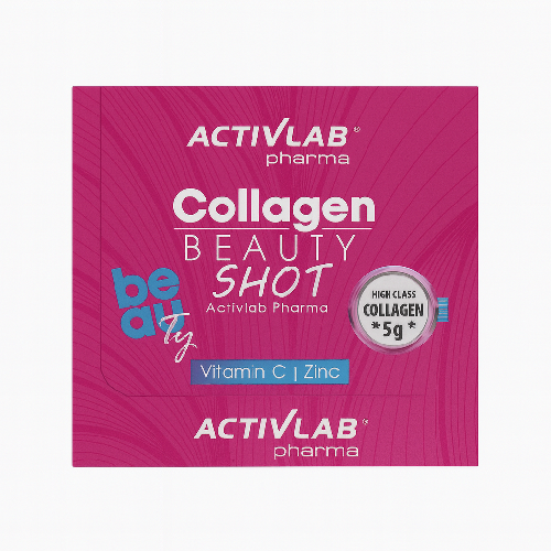 شوت الكولاجين للجمال من أكتيف لاب فارما للبشرة والشعر والأظافر (كيس 5 جم)