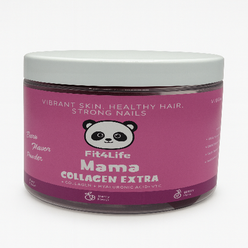 كولاجين ماما اكسترا من Fit4Life للبشرة والشعر والأظافر (بنكهة التوت)