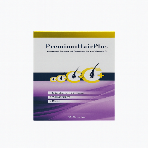 تركيبة PremiumHairPlus المتقدمة لنمو الشعر وتقويته (90 كبسولة)