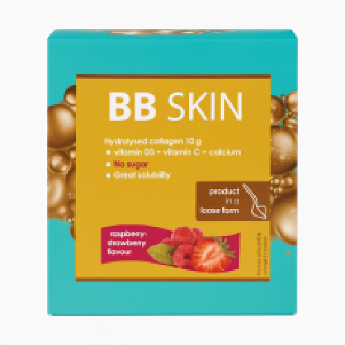 بودرة كولاجين BB SKIN عالية التركيز مع فيتامين سي و د3 (10 جم)